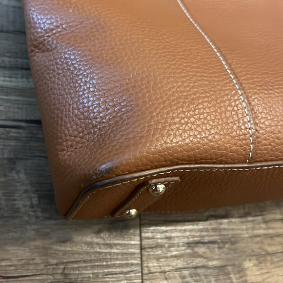 Dooney & Bourke Pebble Grain Lexington Small Leather Shopper, caramel - Picture 7 of 10